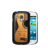 Acoustic Guitar Country Music Quote Samsung GALAXY S3 Mini (i8190) Hard Plastic Phone Case