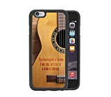 Acoustic Guitar Country Music Quote Apple iPhone 6, 4.7 Rubber TPU Silicone Phone Case