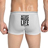 Best Music Quote Without Music Life A Mistake Boxer Briefs Men's Underwear Underpants