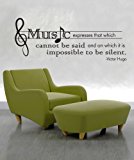 Stickerbrand Vinyl Wall Decal Sticker Victor Hugo Music Quote OS_DC524s