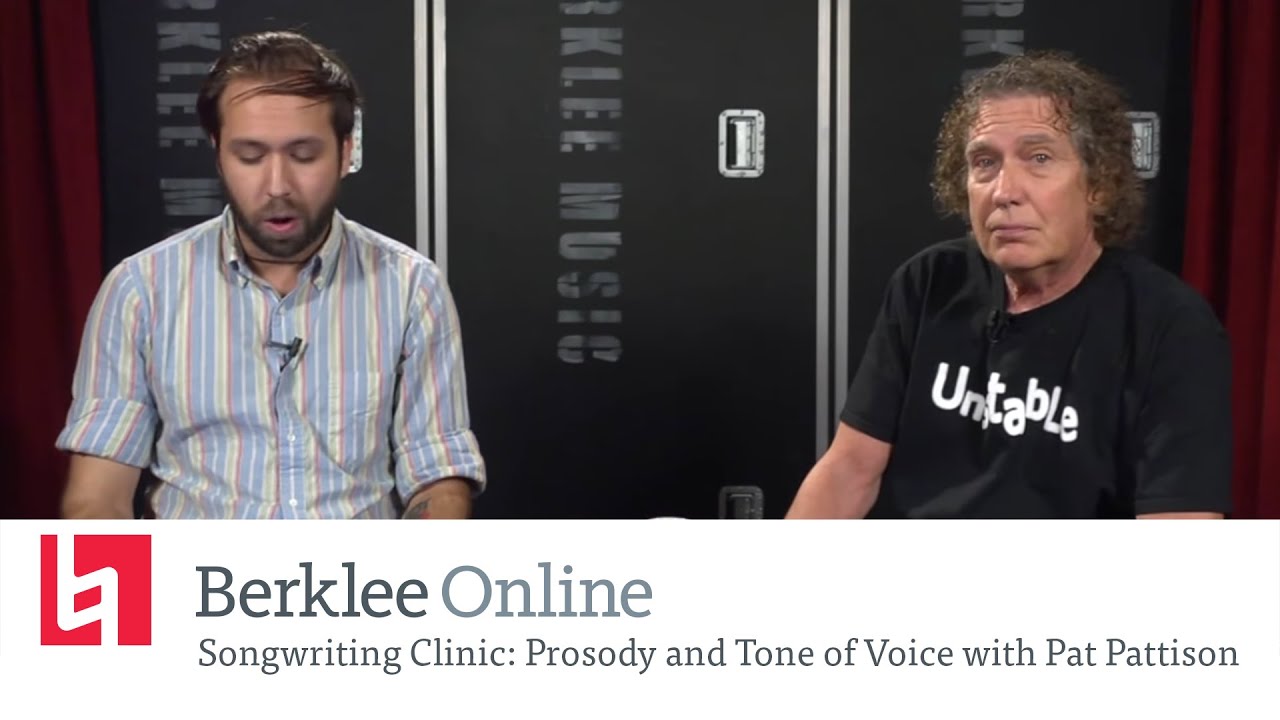 Berklee Online Blank Clinic: Pat Pattison Returns – Songwriting, Prosody and Tone of Voice