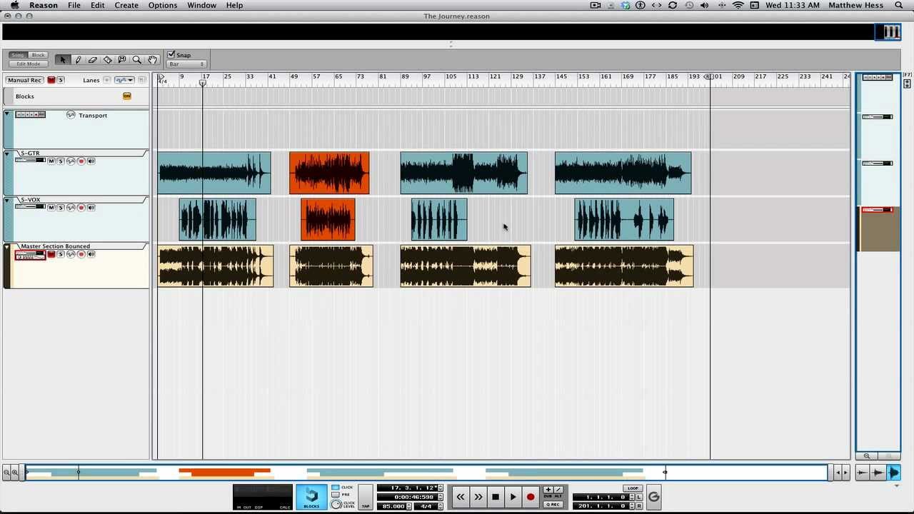 Songwriting Series in Reason Part: 1 Creating Guide Tracks