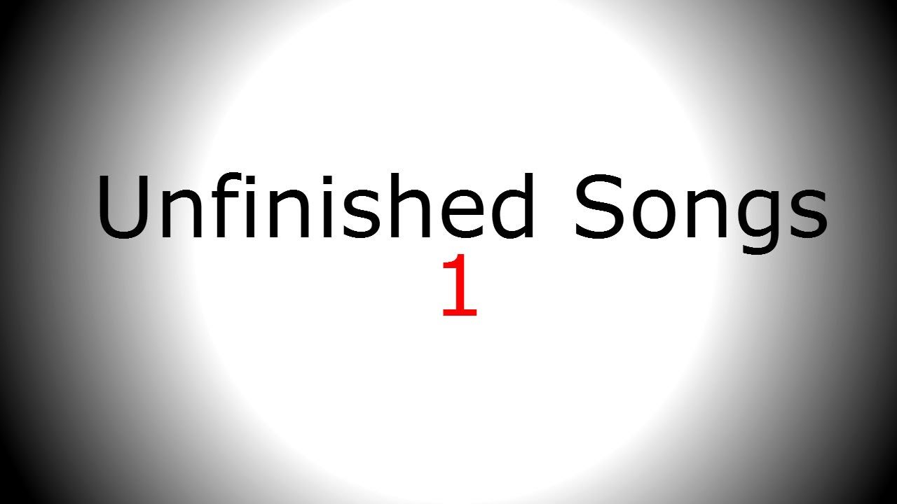 Singing backing track – write your own lyrics and tune – Unfinished Song No.1