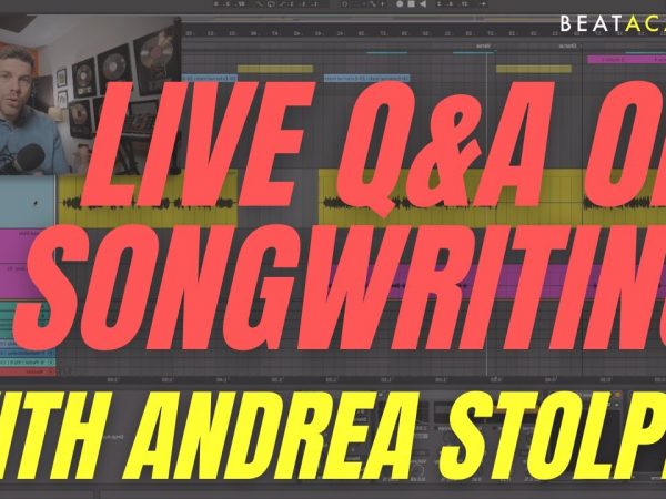 Live Songwriting Q&A TODAY with Multi-Platinum Songwriter Andrea Stolpe – Thursday 7th April
