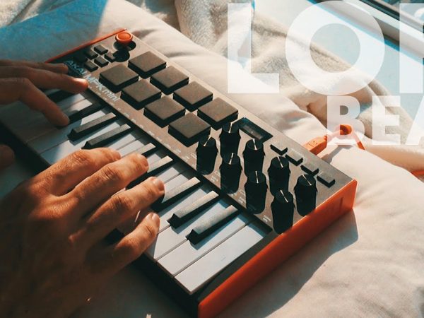 Making a Lofi Beat with the Akai MPK Mini MK3 In My Bed Overlooking The City