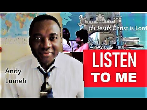 Listen to me, you who seek the Lord, Andy Lumeh Singer Songwriter, Producer