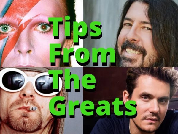 Songwriting Tips For Beginners from the Pros: David Bowie, Dave Grohl, Kurt Cobain, and John Mayer