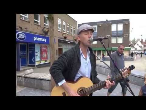 ENGLAND: Talented street musician/songwriter entertains in beautiful Norfolk village.